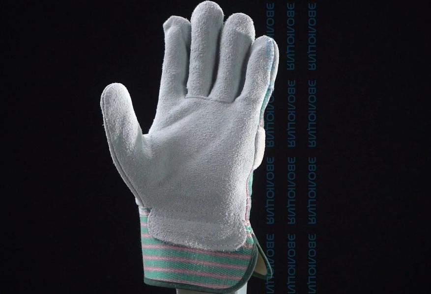 Перчатки комбинированные «0112» спилковые
