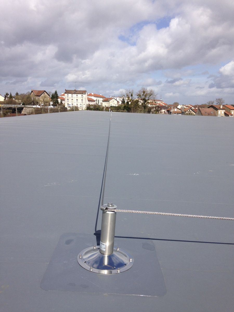 ПВХ-кровля. Анкерные линии