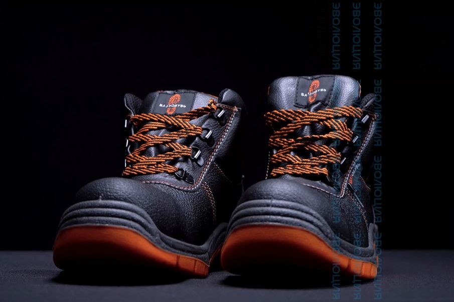 Ботинки рабочие «5208К» (кожа, ПУ-ТПУ)