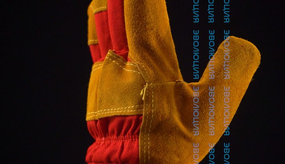 Перчатки комбинированные утепленные « Siberia» спилковые 