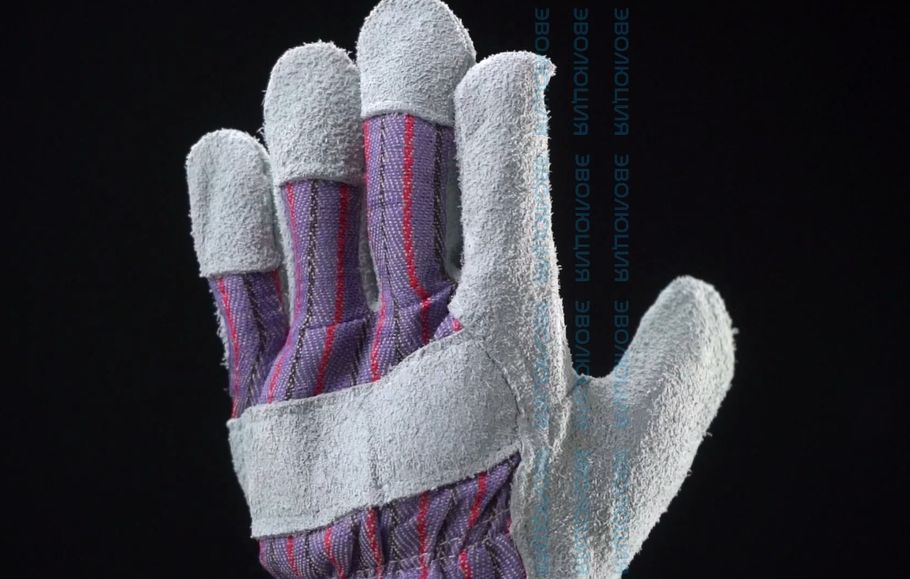 Перчатки комбинированные «0115» спилковые