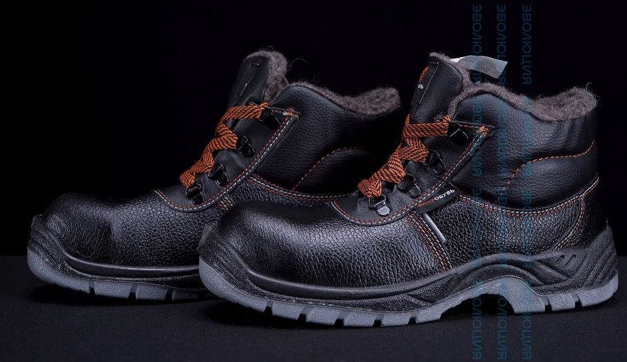 Ботинки «5208ВМК» утепленные (кожа, шерстин, ПУ-ТПУ)
