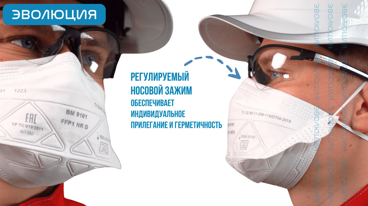 Респиратор «ВМ 9101» (FFP1)