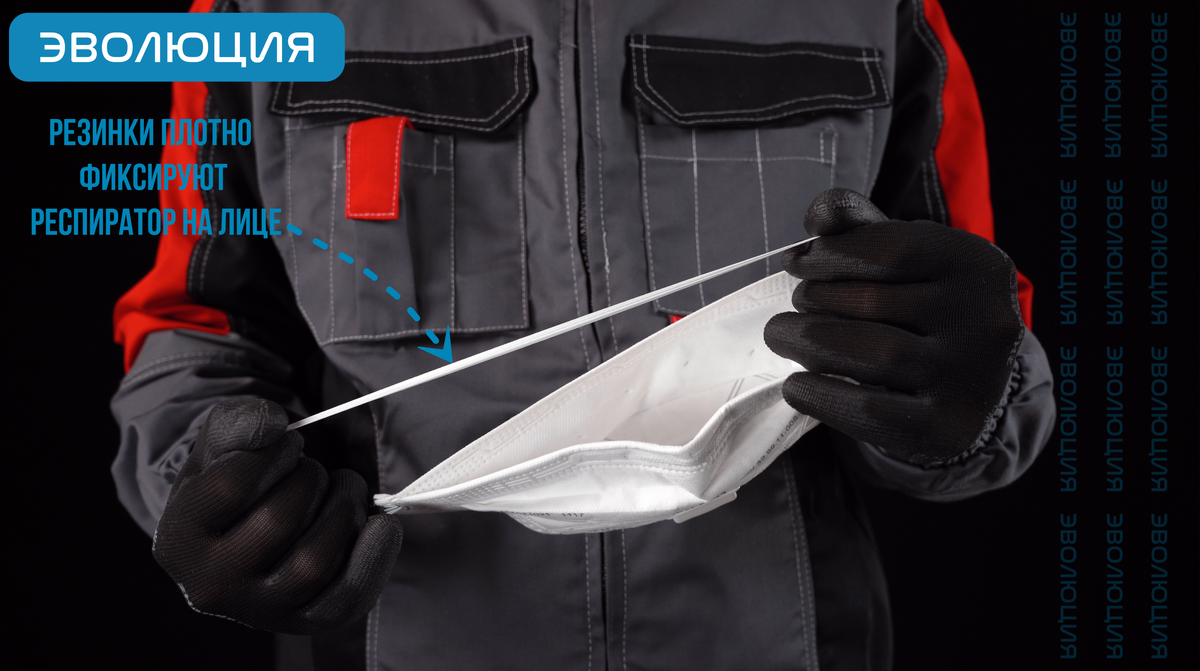 Респиратор «ВМ 9162» (FFP2, с клапаном)