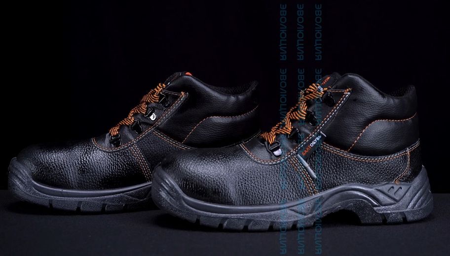 Ботинки рабочие «3208» (кожа, ПУ)