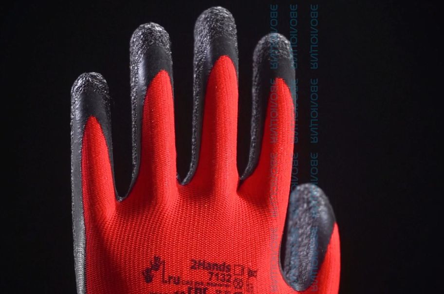 Перчатки нейлоновые «LatexFtex» с латексным покрытием