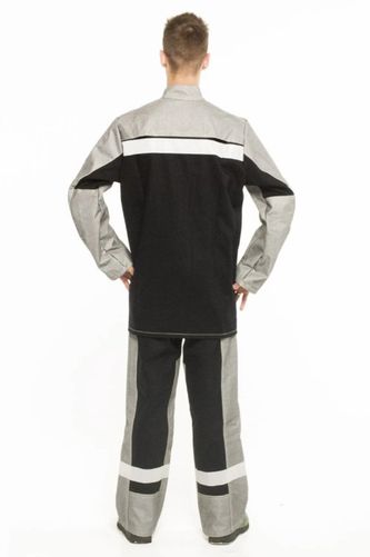 Костюм сварщика «ЦЕРБЕР» комбинированный (хлопок + арамид /панокс с силиконовым покрытием)